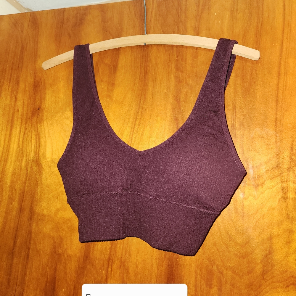 Aeropostale Purple Intimates Bra with V-Neckline
